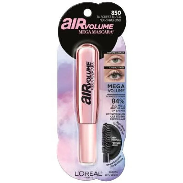 Loreal Air Volume Mega Mascara Blackest Black