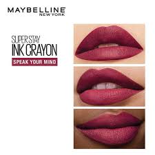 Maybelline 24Hr SuperStay Matte Ink Crayon Lipstick – 75 Speak Your Mind