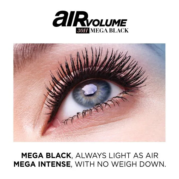 Loreal Air Volume Mega Mascara Blackest Black